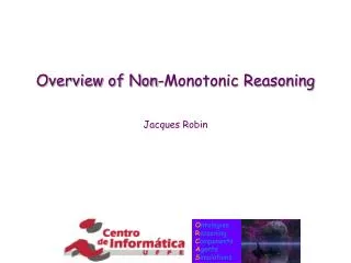 Overview of Non-Monotonic Reasoning