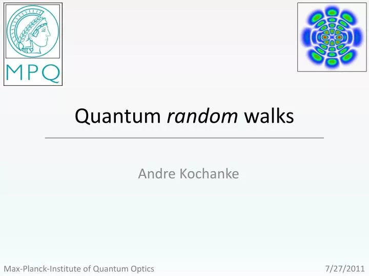 quantum random walks