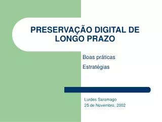 preserva o digital de longo prazo