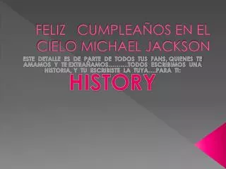 feliz cumplea os en el cielo michael jackson