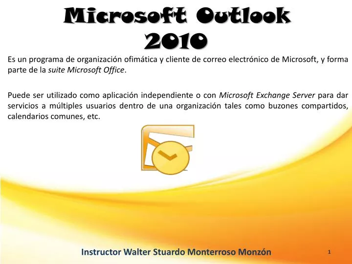 microsoft outlook 2010