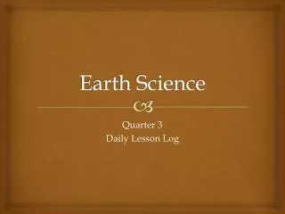 Earth Science