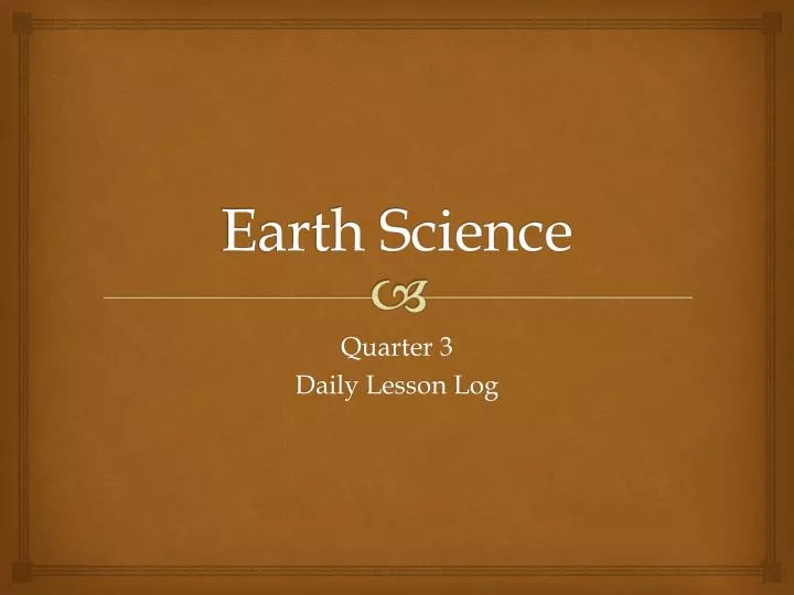 earth science