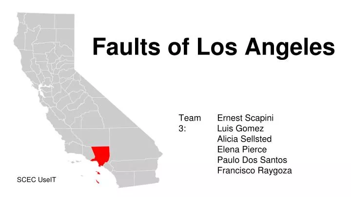 faults of los angeles