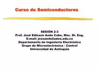 curso de semiconductores