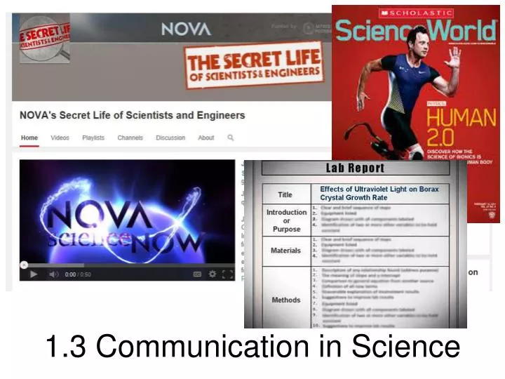 1 3 communication in science