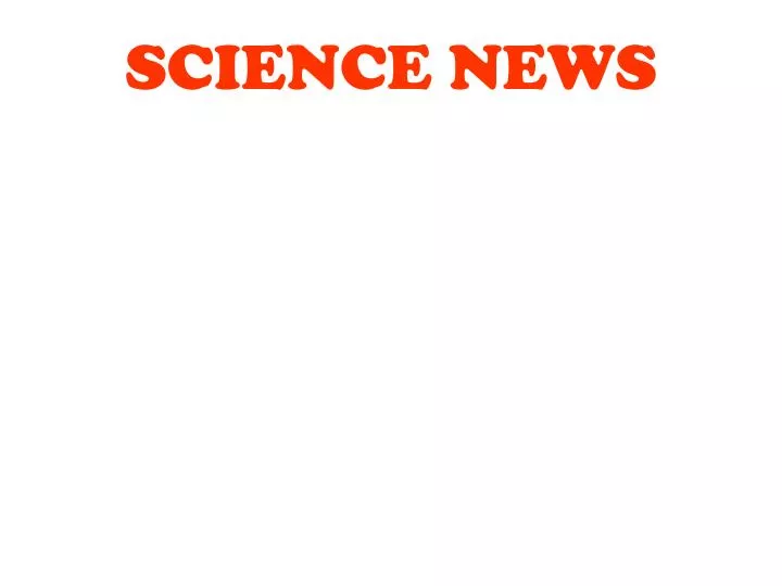 science news