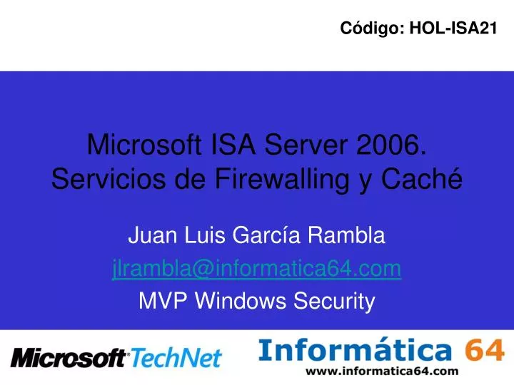 microsoft isa server 2006 servicios de firewalling y cach