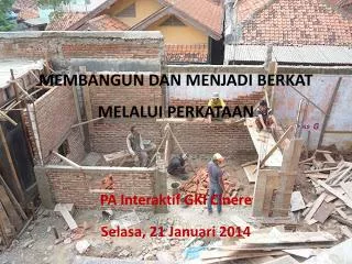 membangun dan menjadi berkat melalui perkataan