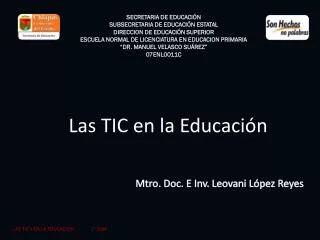 las tic en la educaci n