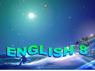 ENGLISH 8