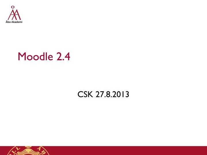 moodle 2 4