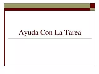 ayuda con la tarea