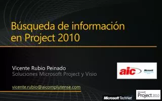 b squeda de informaci n en project 2010