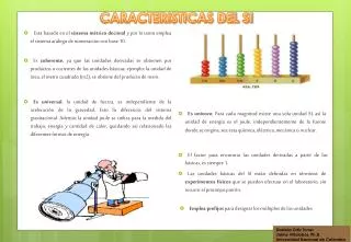 caracteristicas del si