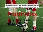 Prosthetics - slide 1