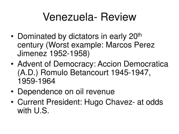 venezuela review