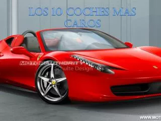 los 10 coches mas caros