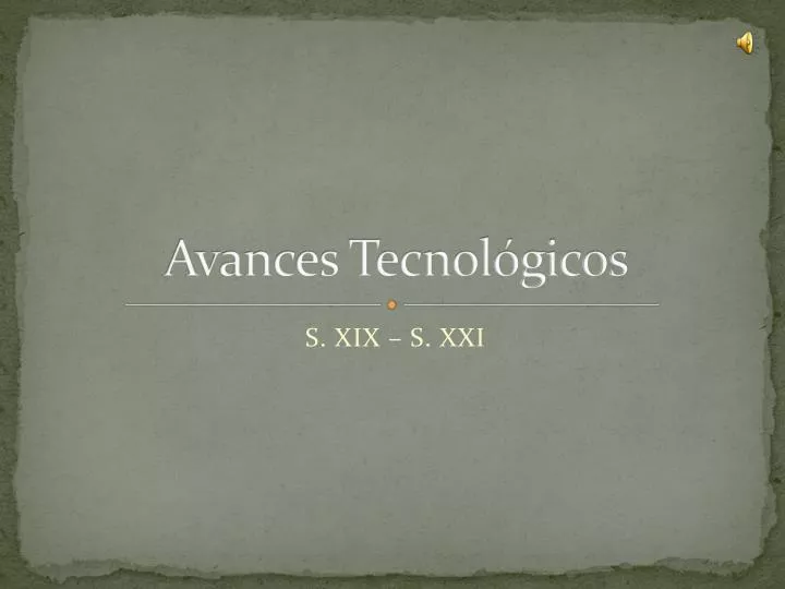 avances tecnol gicos