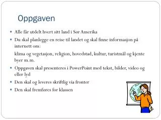 oppgaven