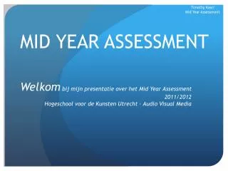 mid year assessment