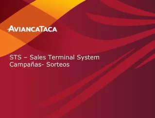 sts sales terminal system campa as sorteos