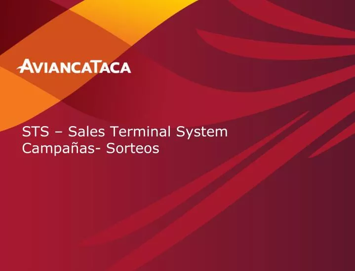 sts sales terminal system campa as sorteos