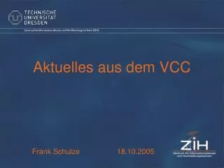 aktuelles aus dem vcc