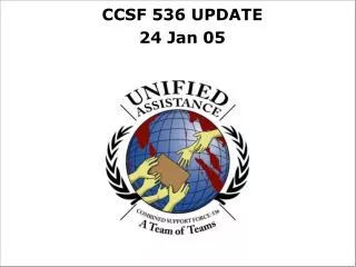 CCSF 536 UPDATE 24 Jan 05