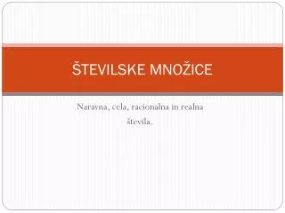 tevilske mno ice