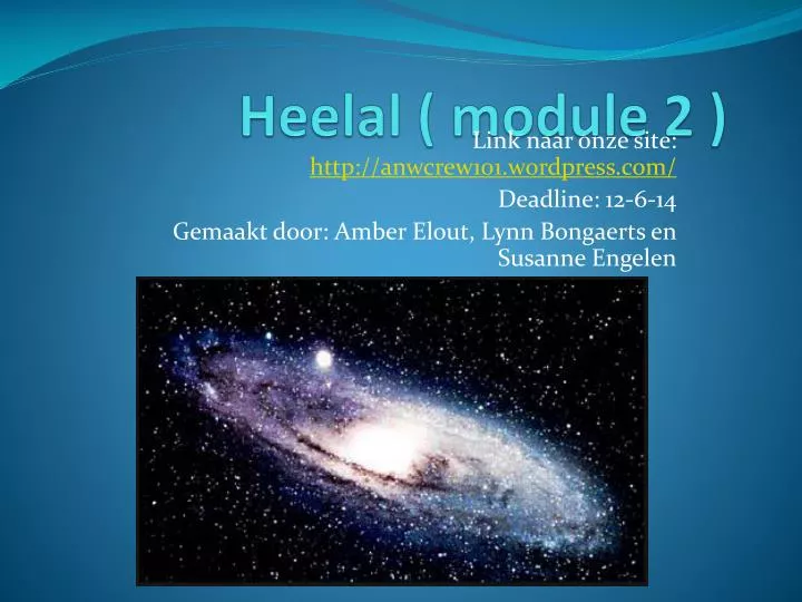 heelal module 2