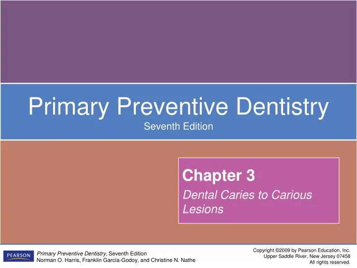 chapter 3 dental caries to carious lesions