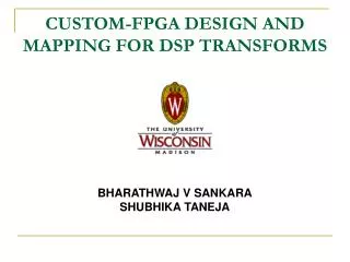 CUSTOM-FPGA DESIGN AND MAPPING FOR DSP TRANSFORMS
