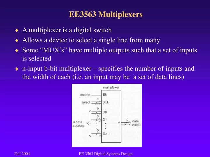 ee3563 multiplexers