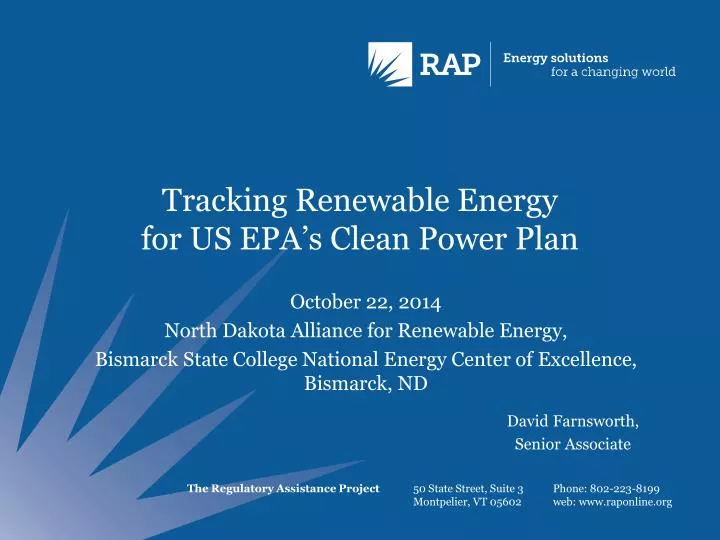 tracking renewable energy for us epa s clean power plan