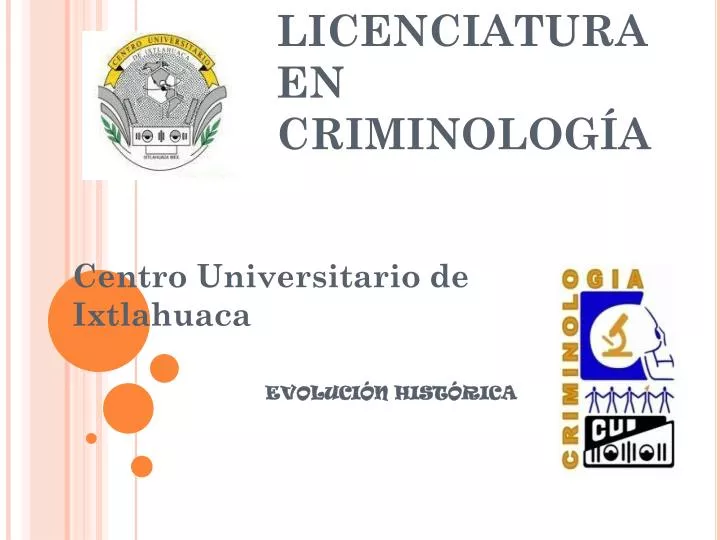licenciatura en criminolog a