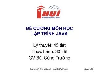 c ng m n h c l p tr nh java