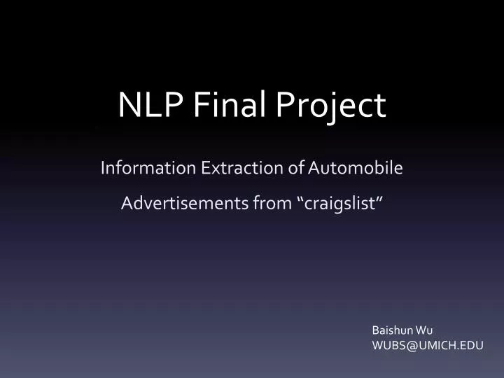 nlp final project