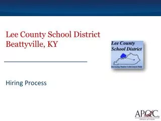 Lee County School District Beattyville, KY