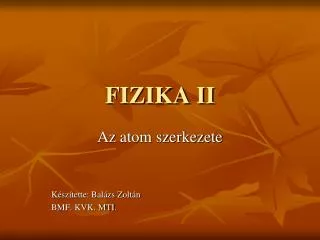 fizika ii