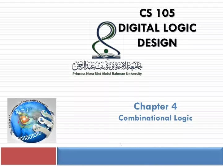 cs 105 digital logic design