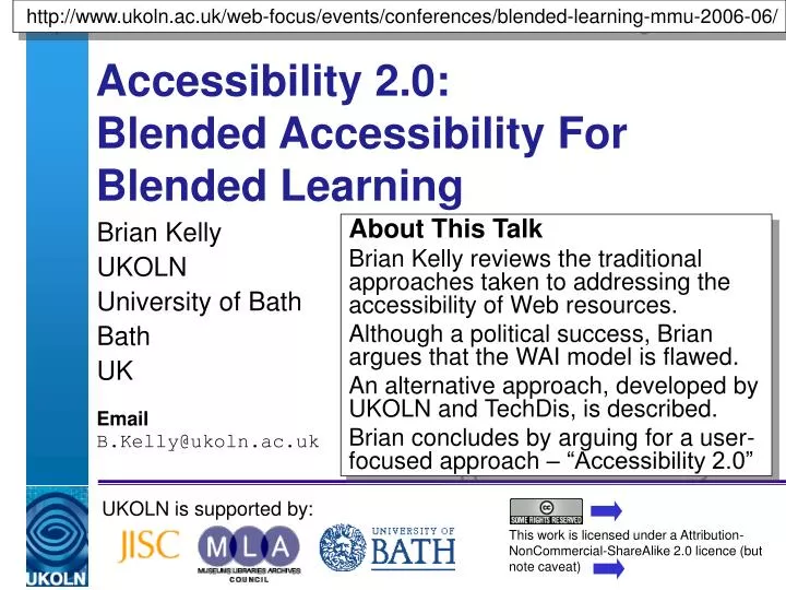 accessibility 2 0 blended accessibility for blended learning