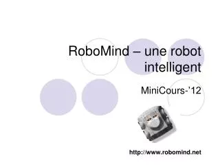 robomind une robot intelligent