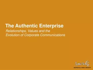 The Authentic Enterprise