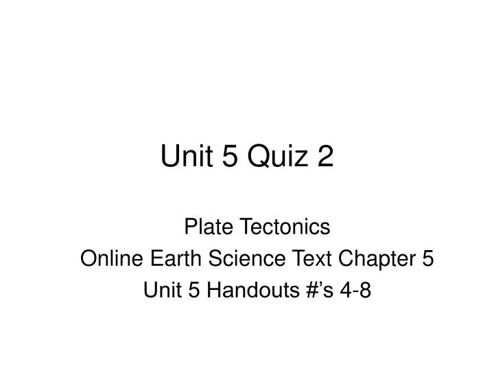 unit 5 quiz 2
