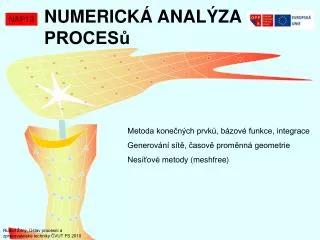 numerick anal za proces