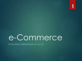e commerce