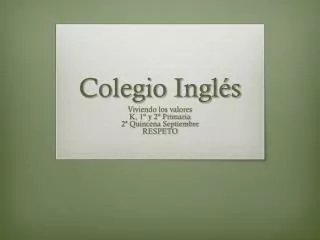 colegio ingl s