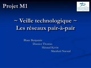 veille technologique les r seaux pair pair