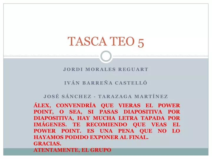 tasca teo 5